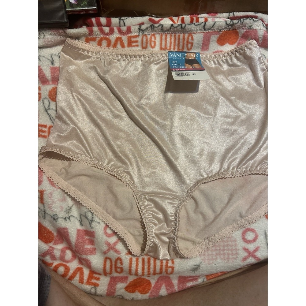 Vanity Fair Radiant Undershapers Brief Underwear Nylon Women 3XL! ONE PAIR
